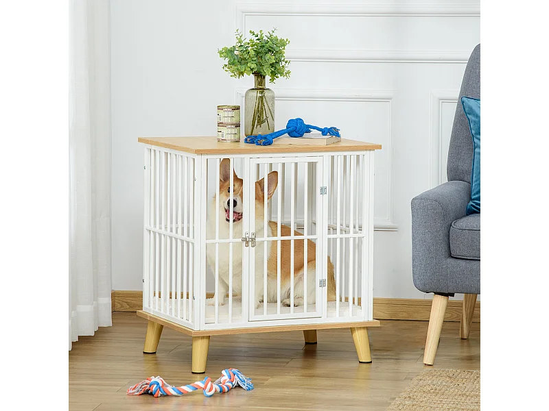 Casetta per cani piccoli da interno con cuscino rimovibile e lavabile