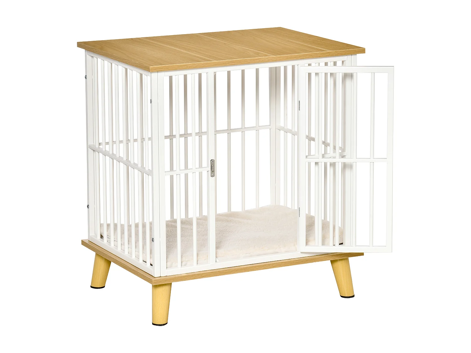 Casetta per cani piccoli da interno con cuscino rimovibile e lavabile