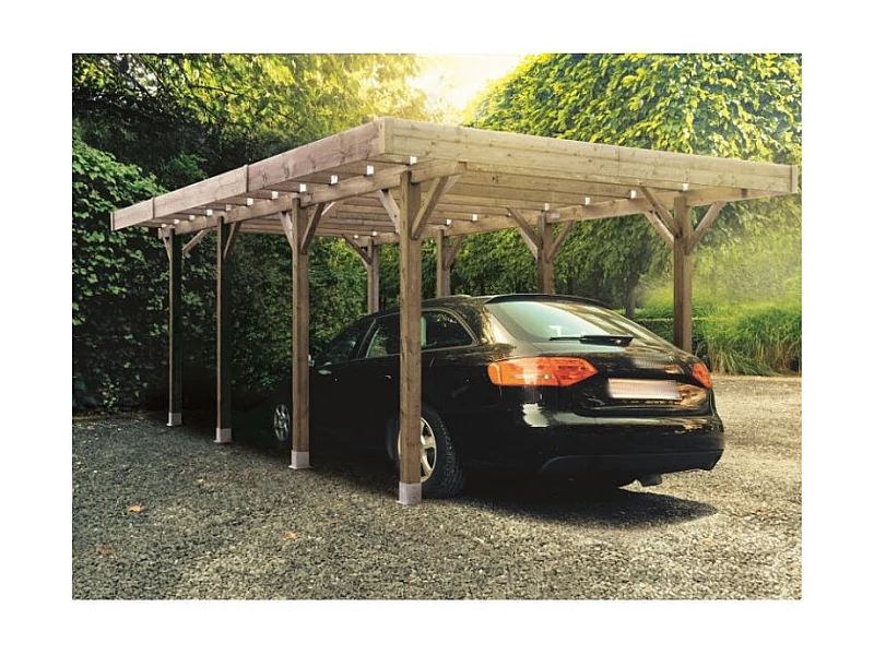 Carport base 3x5 hauteur 2,5m Solid Superia