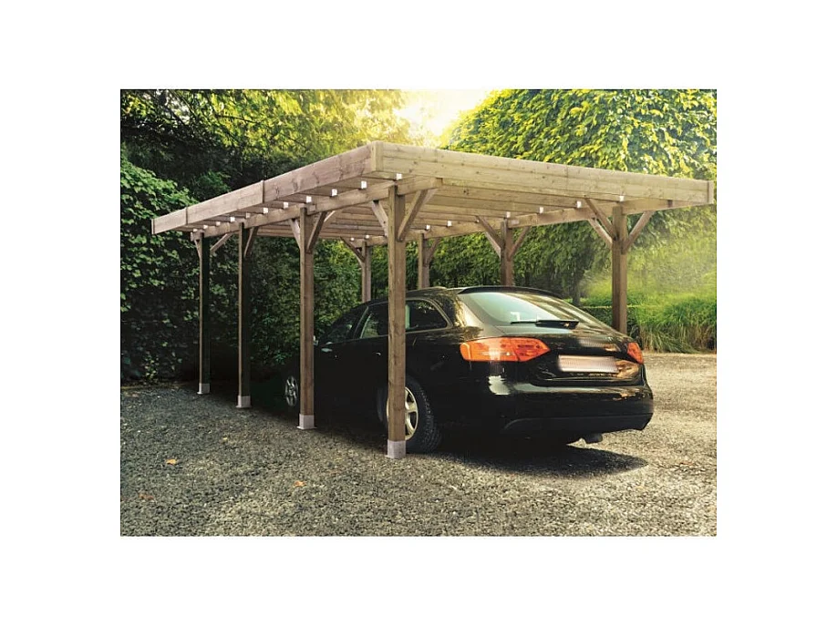 Carport base 3x5 hauteur 2,5m Solid Superia