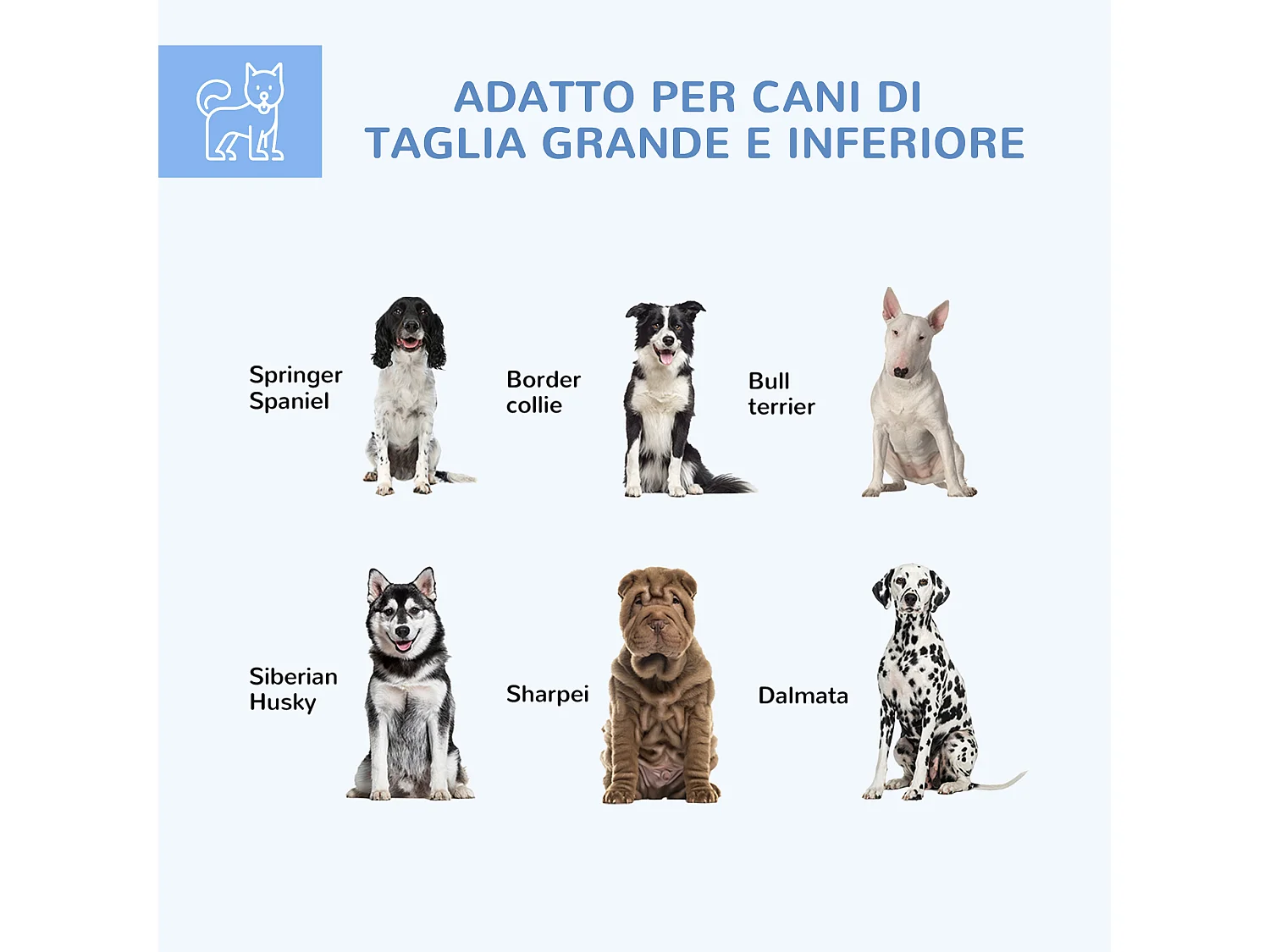 Recinto per cani taglia grande tetto tessuto oxford 2.1x1.85x1.5m argento