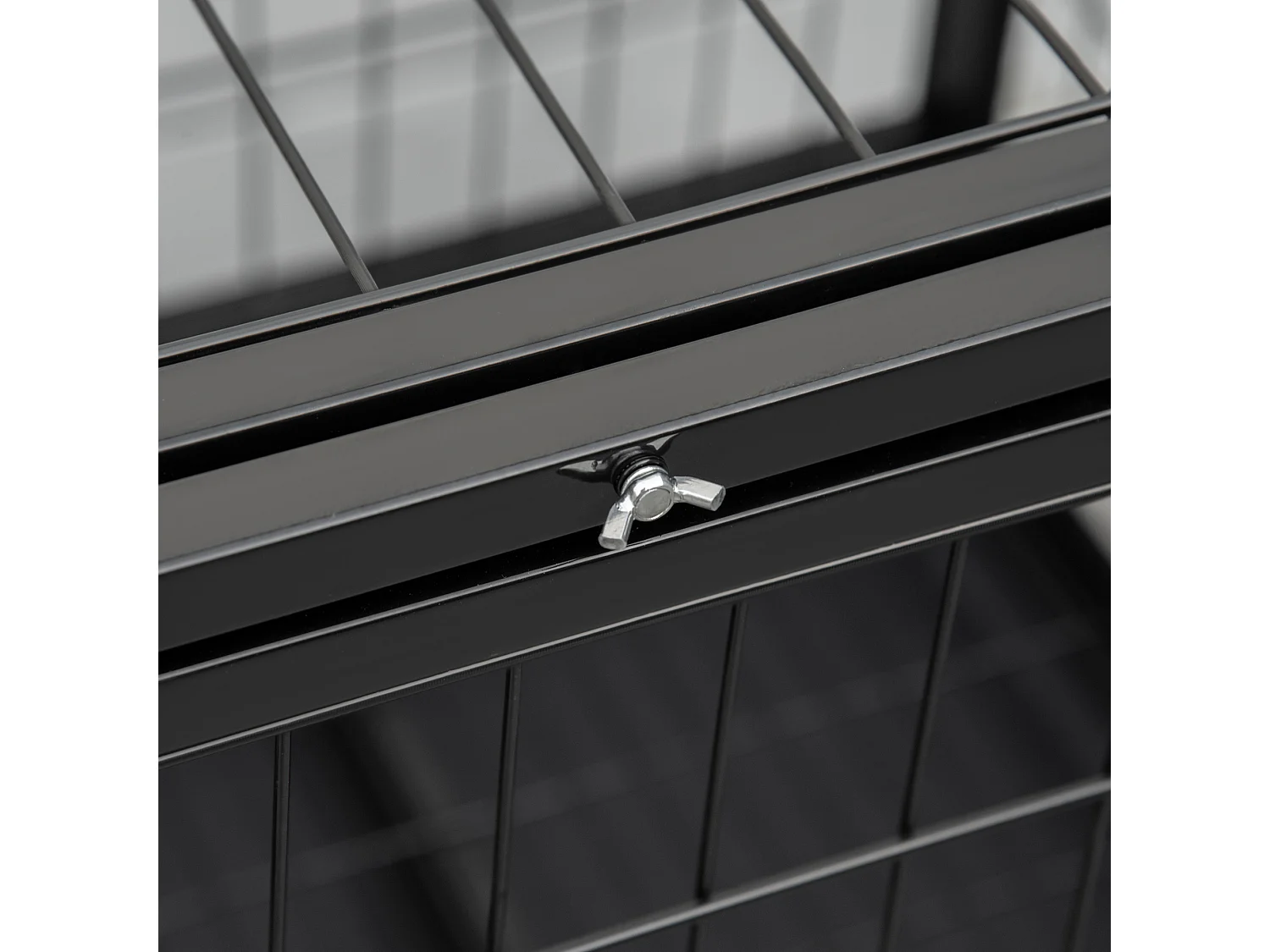 Gabbia box per cani e cuccioli da interno esterno con ruote