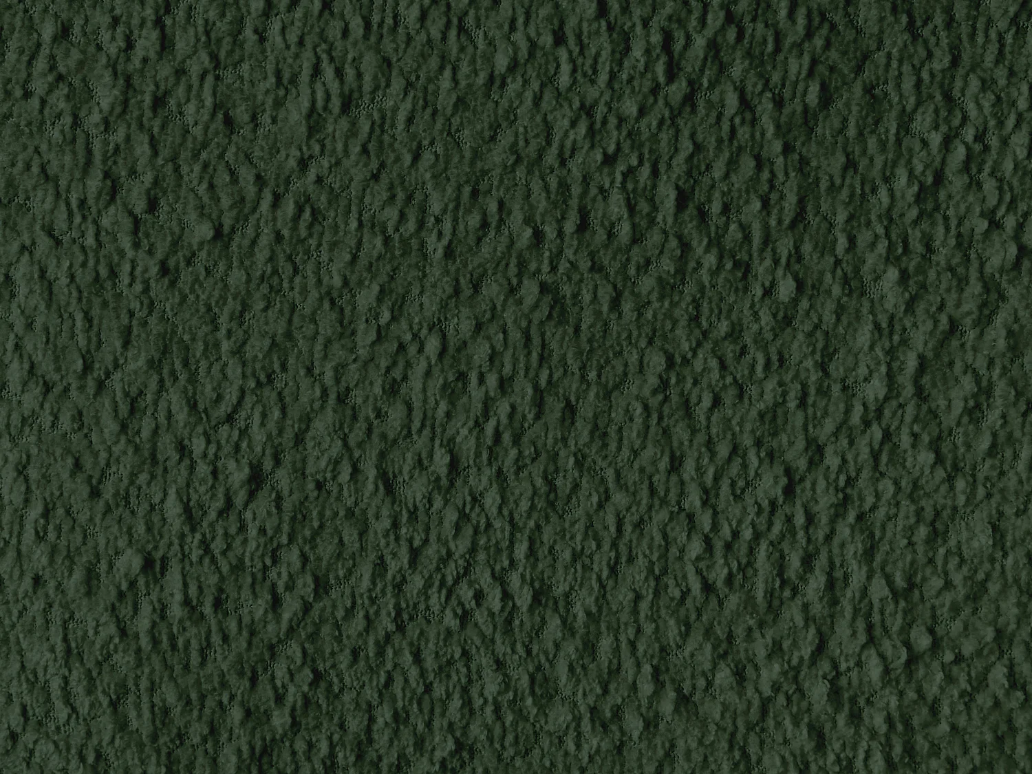 Canapé d'angle réversible convertible en tissu bouclette vert ISSORO