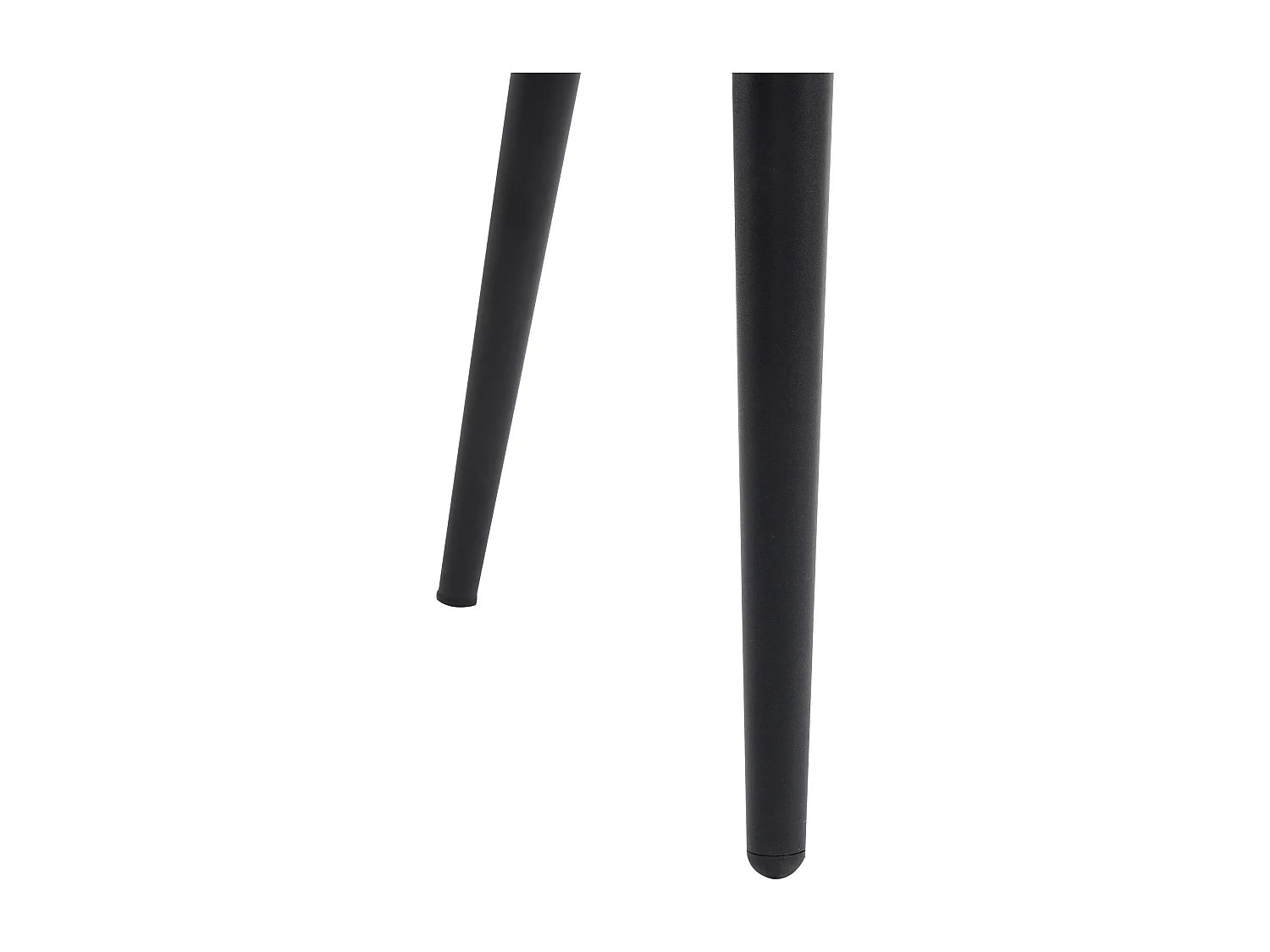 Lot de 4 chaises de salle à manger avec dossier rembourré et pieds en fer noir - velours gris