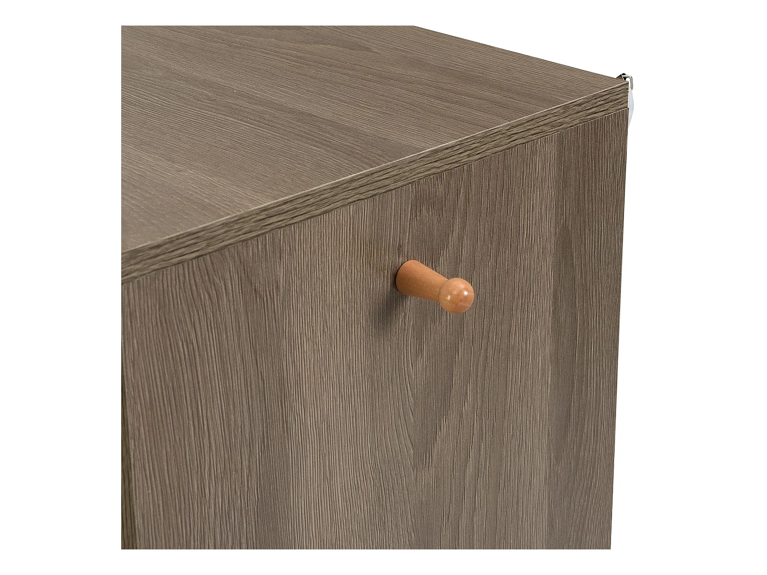 Meuble à chaussures avec banc à chaussures, 3 portes et 1 tiroir, bois et gris - pour le couloir