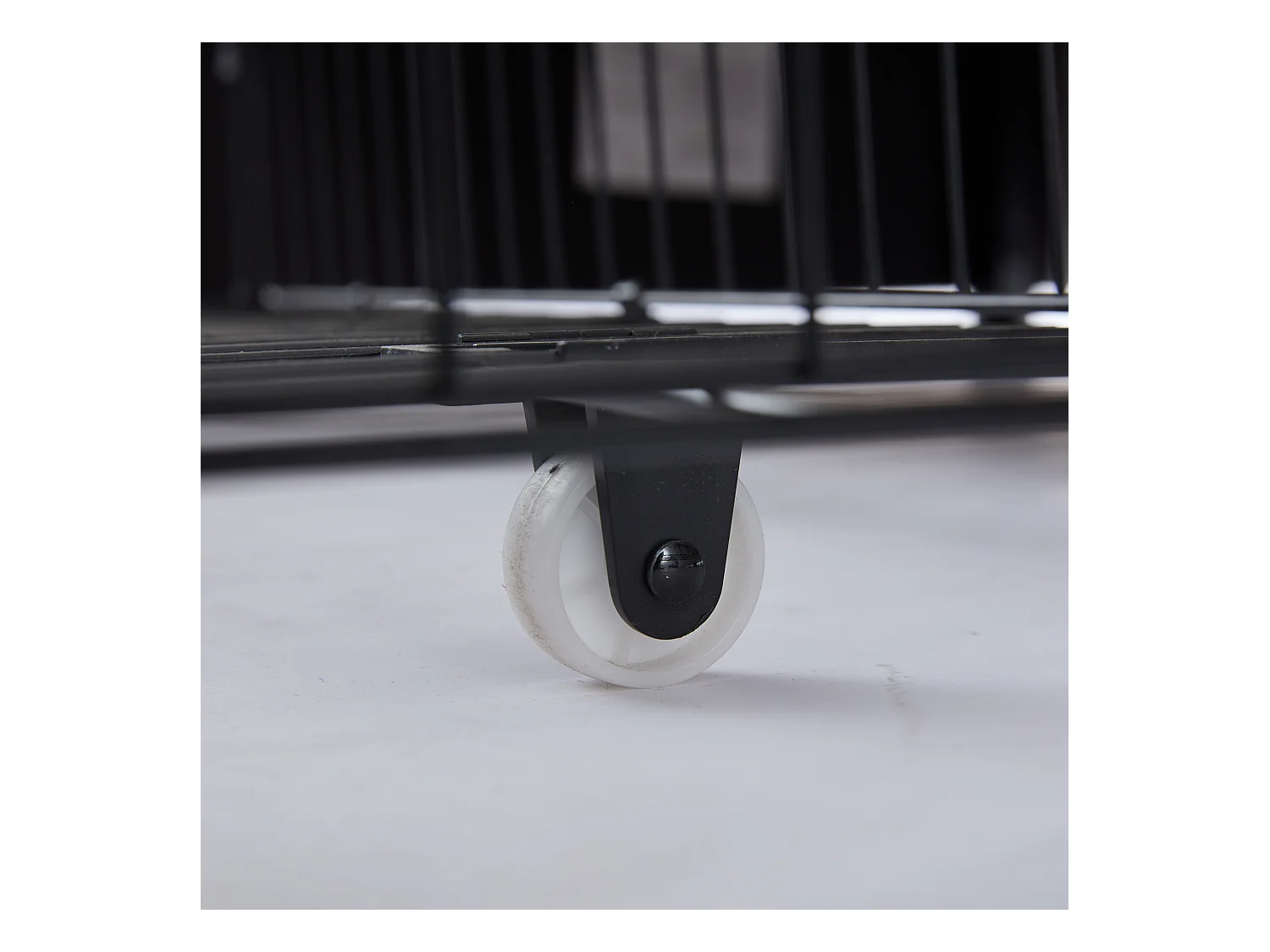 Canapé 2 places en tissu gris clair avec 2 tiroirs de rangement - Style moderne