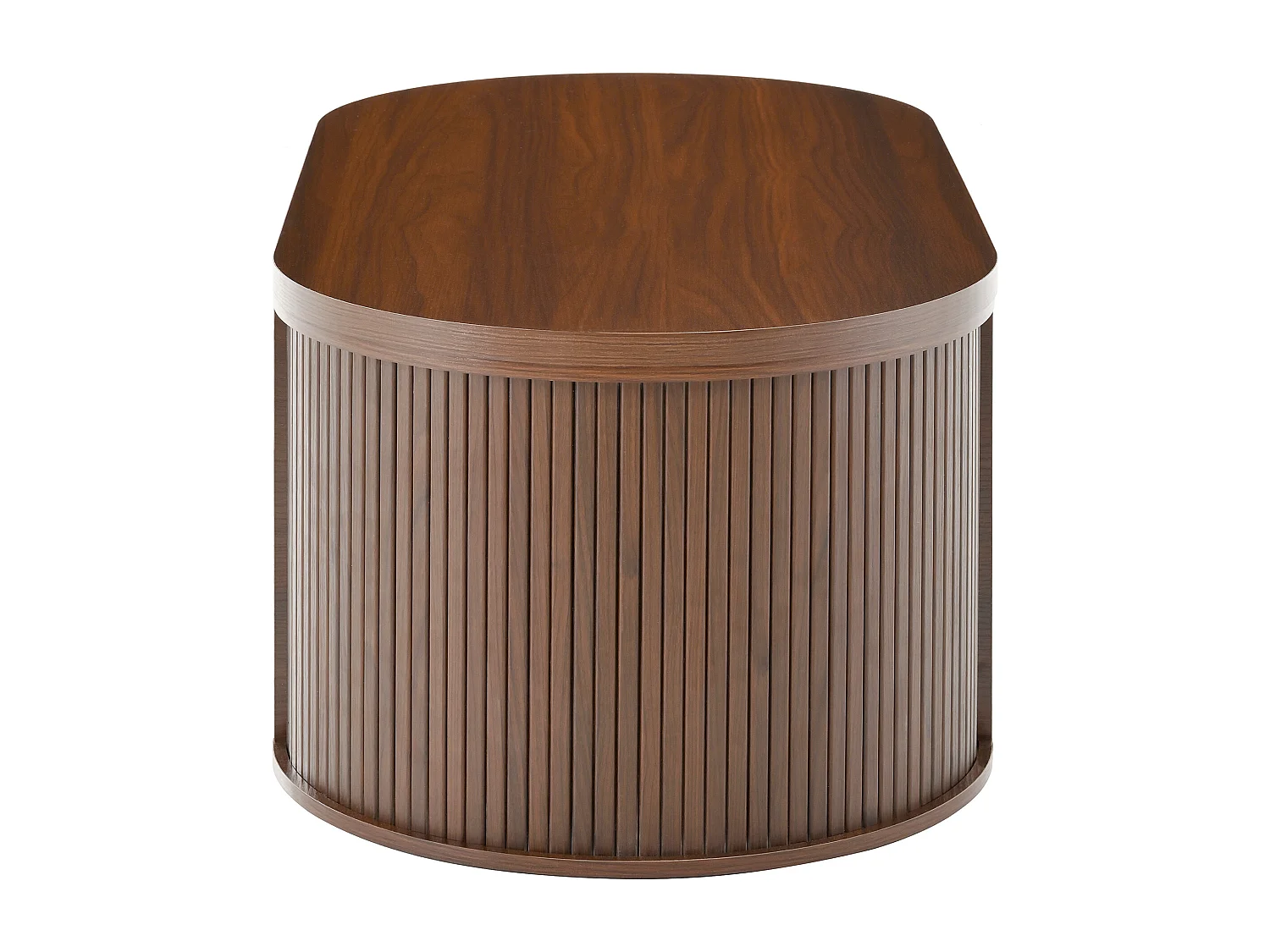 Dunkler Couchtisch aus Holz mit anhebbarer Platte und ausziehbarer Ablage – ideal für Wohn- und Arbeitszimmer