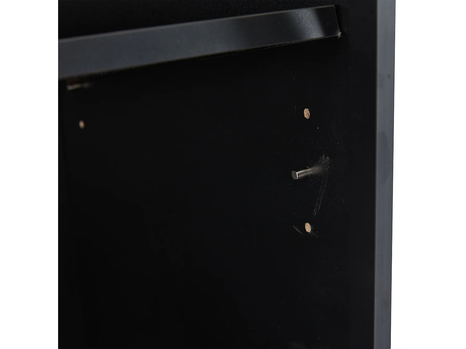 Vitrine LED 16 couleurs, 80x40x160 cm, avec 2 portes vitrées et étagères réglables, noir - pour salon et bureaux