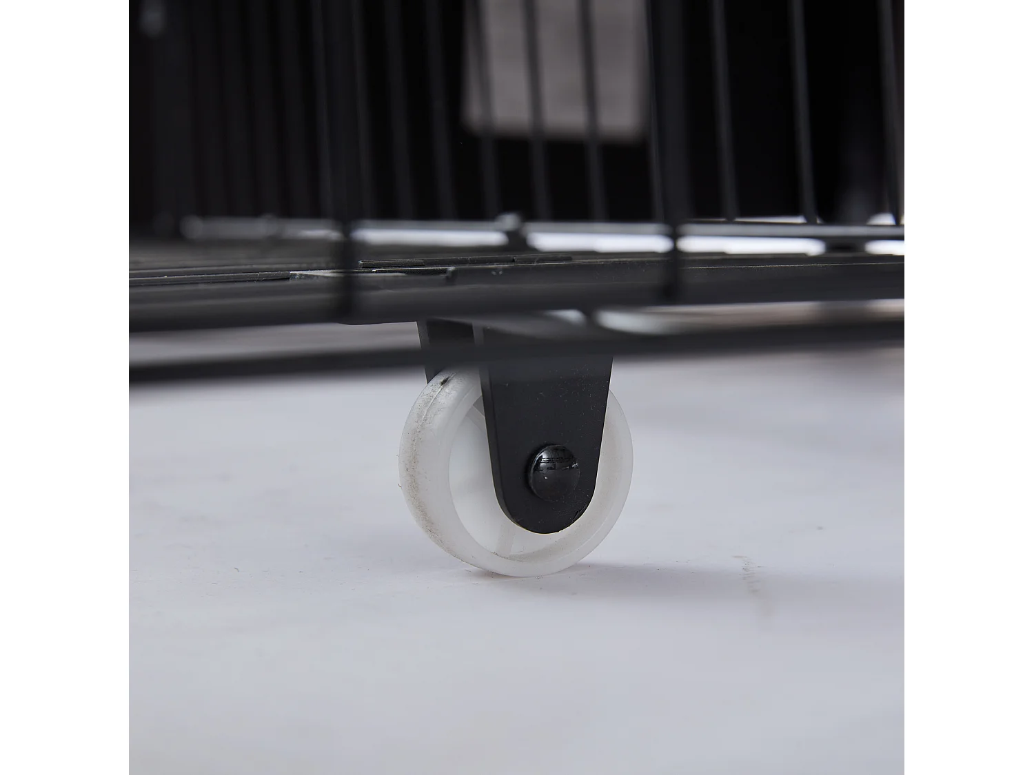 Canapé 2 places en tissu gris foncé avec 2 tiroirs de rangement - Style moderne