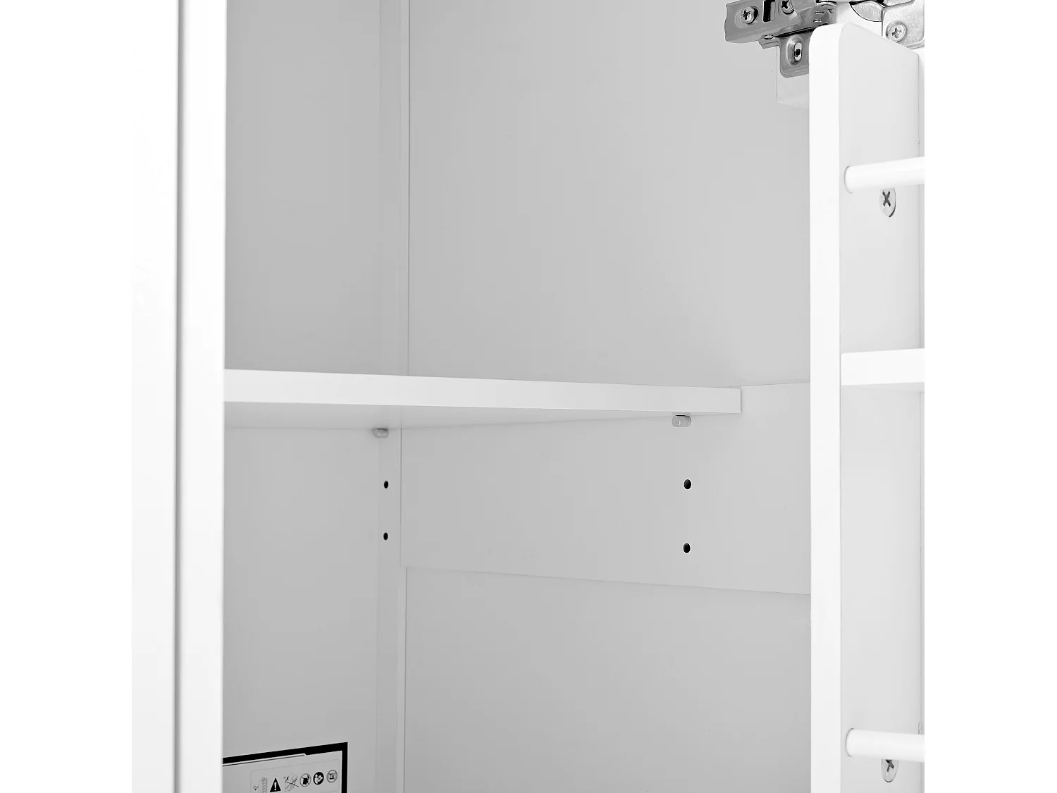 Desserte de cuisine blanc avec plan de travail extensible et tiroir - pour cuisine et salle à manger