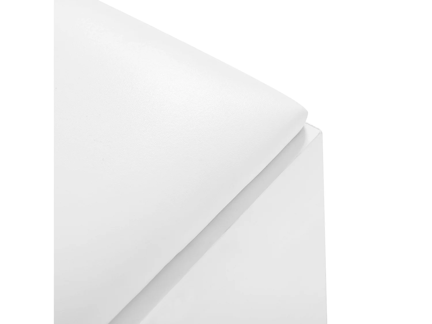 Biała toaletka z lustrem LED, lustro na całej długości, 4 szuflady do przechowywania - w zestawie stołek