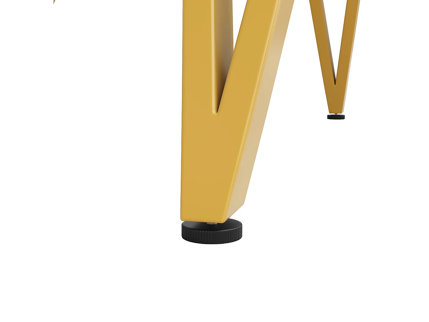 100 cm runder Esstisch mit MDF-Platte in Marmoroptik und goldenen Metallbeinen – für Küche und Wohnzimmer