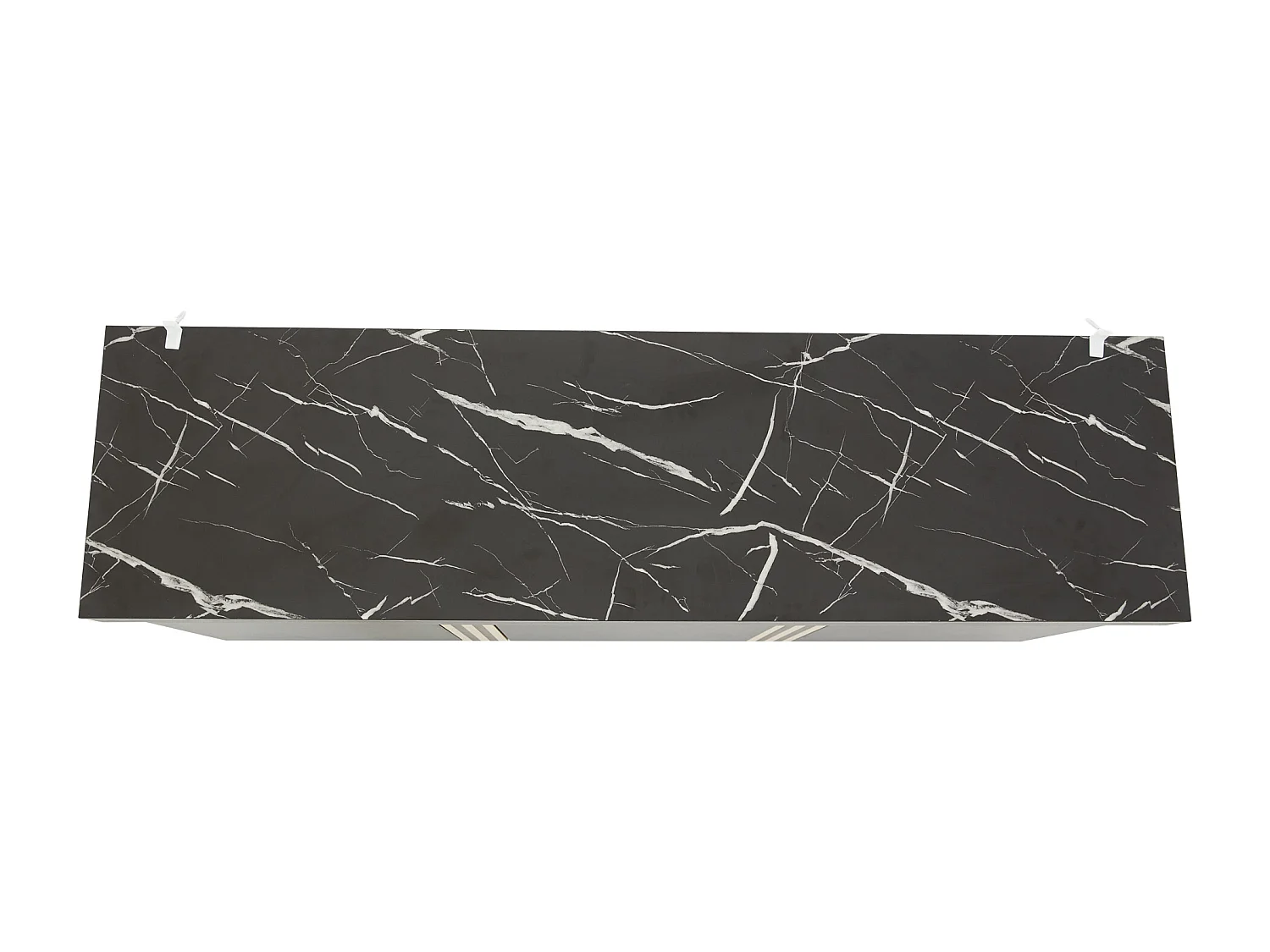 Zwart dressoir met 3 deuren en verstelbare planken - perfect voor woon- en eetkamers