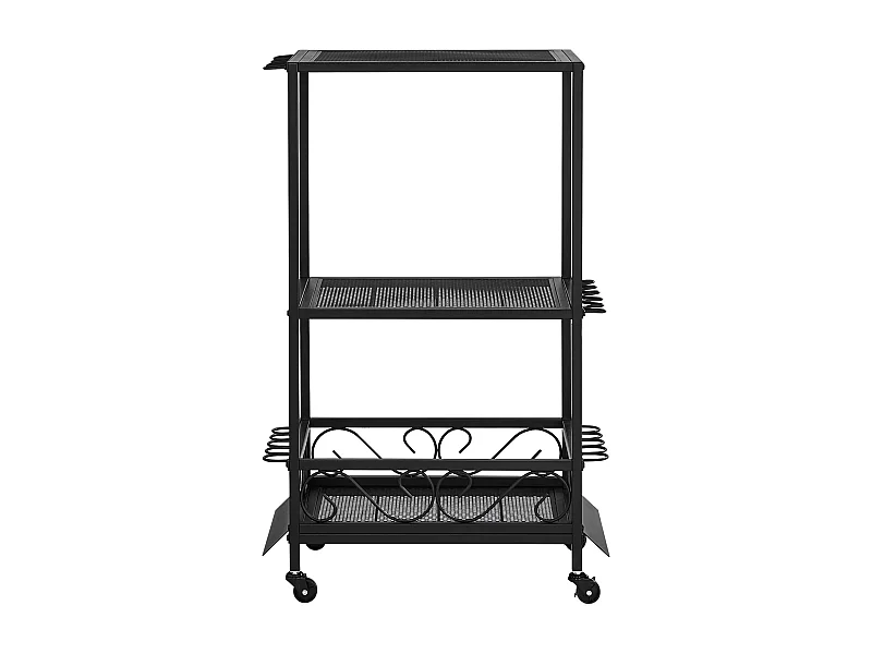 Podpora Wędki SucceBuy na 10 Słupków, Mobilny Wózek na Kółkach do Wędki, do Garażu, Wnętrza, do Przechowywania Pudeł Wędkarskich