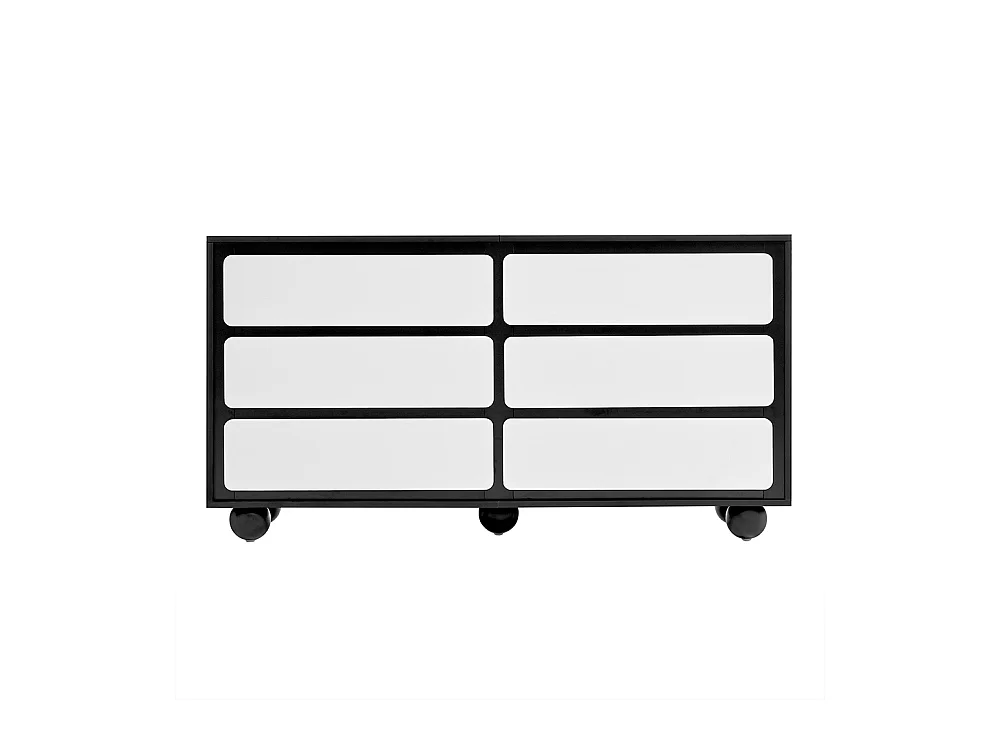 Buffet commode élégante 6 tiroirs coiffeuse moderne fonction pratique