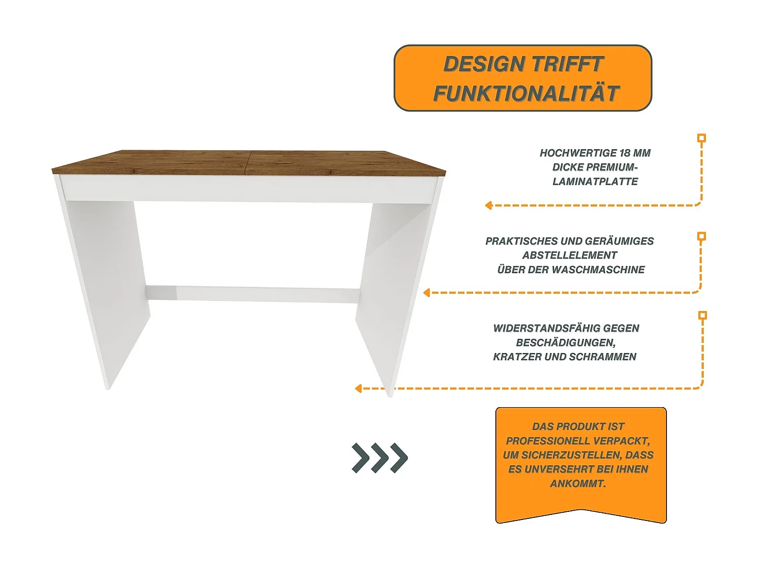 Armoire de plomberie RAUMHIRSCH Armoire pour machine à laver & sèche-linge