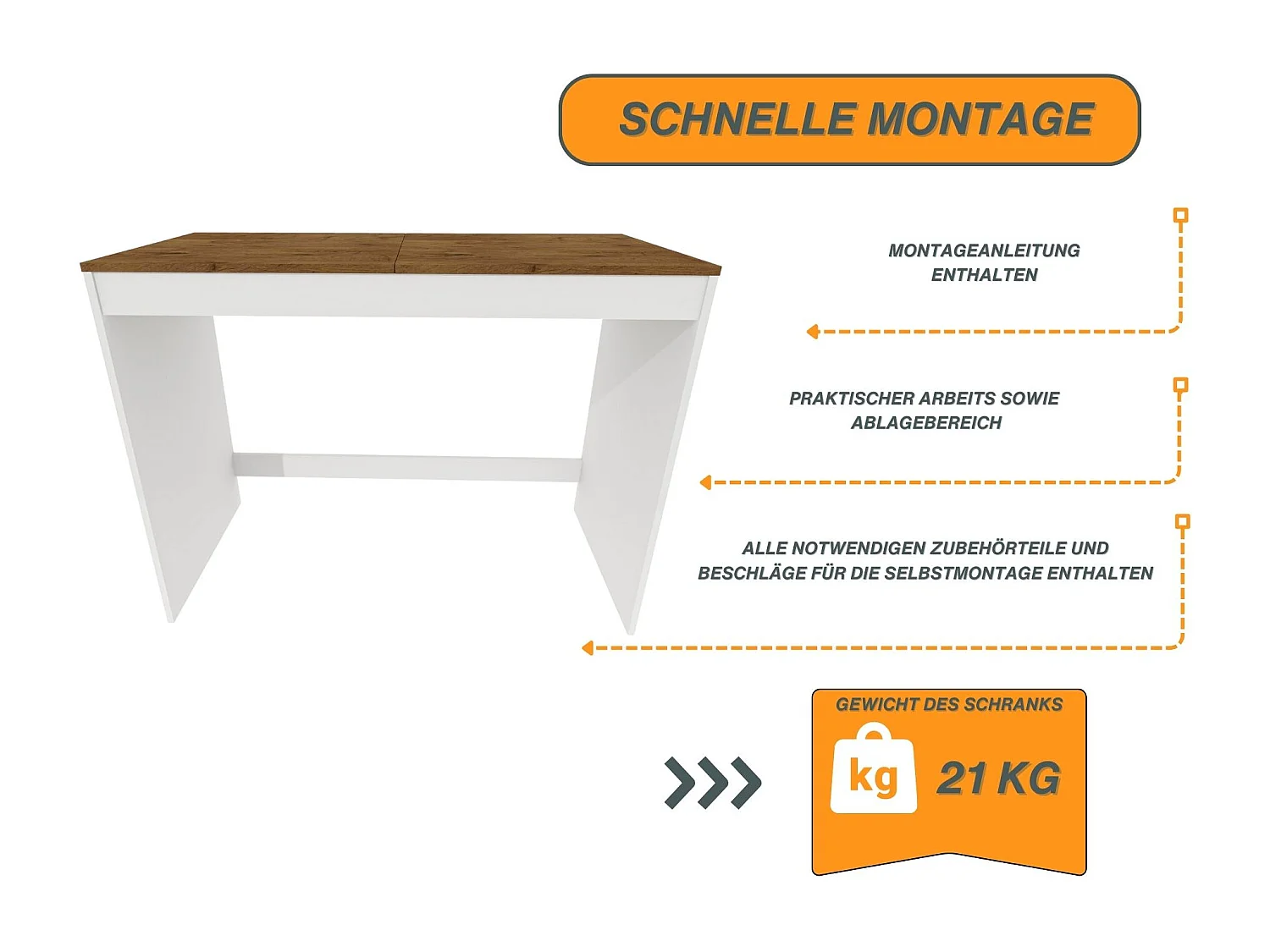 Armoire de plomberie RAUMHIRSCH Armoire pour machine à laver & sèche-linge