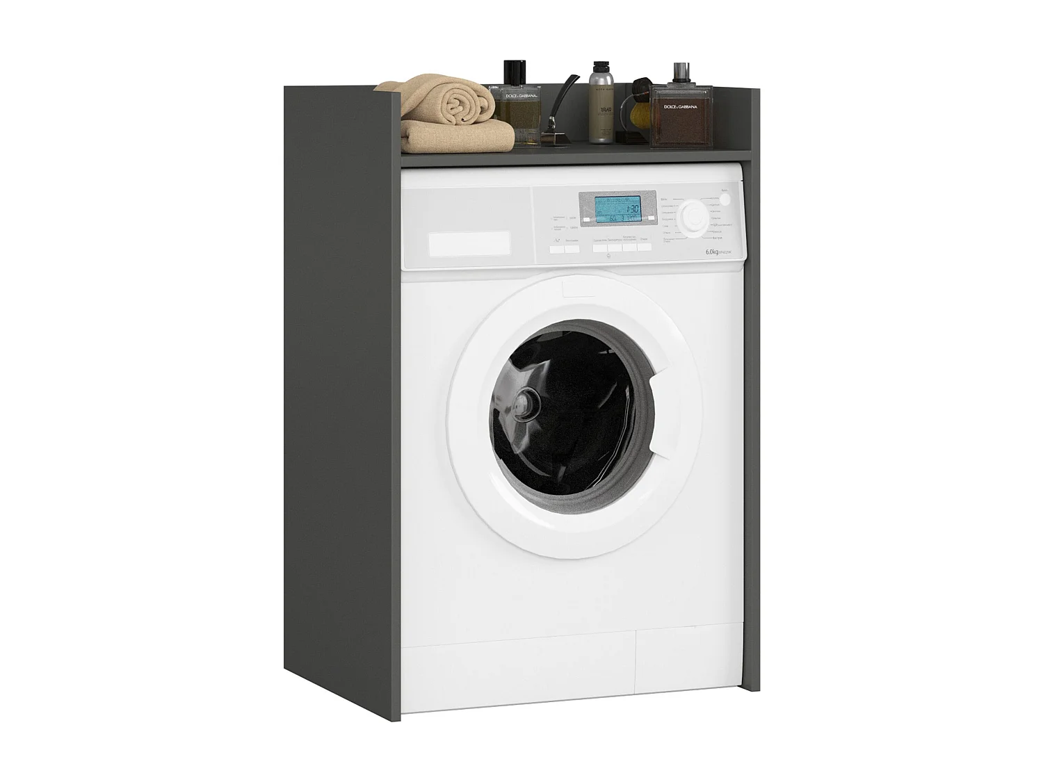 Armoire de rangement pour machine à laver 50 x 64 x 98 cm