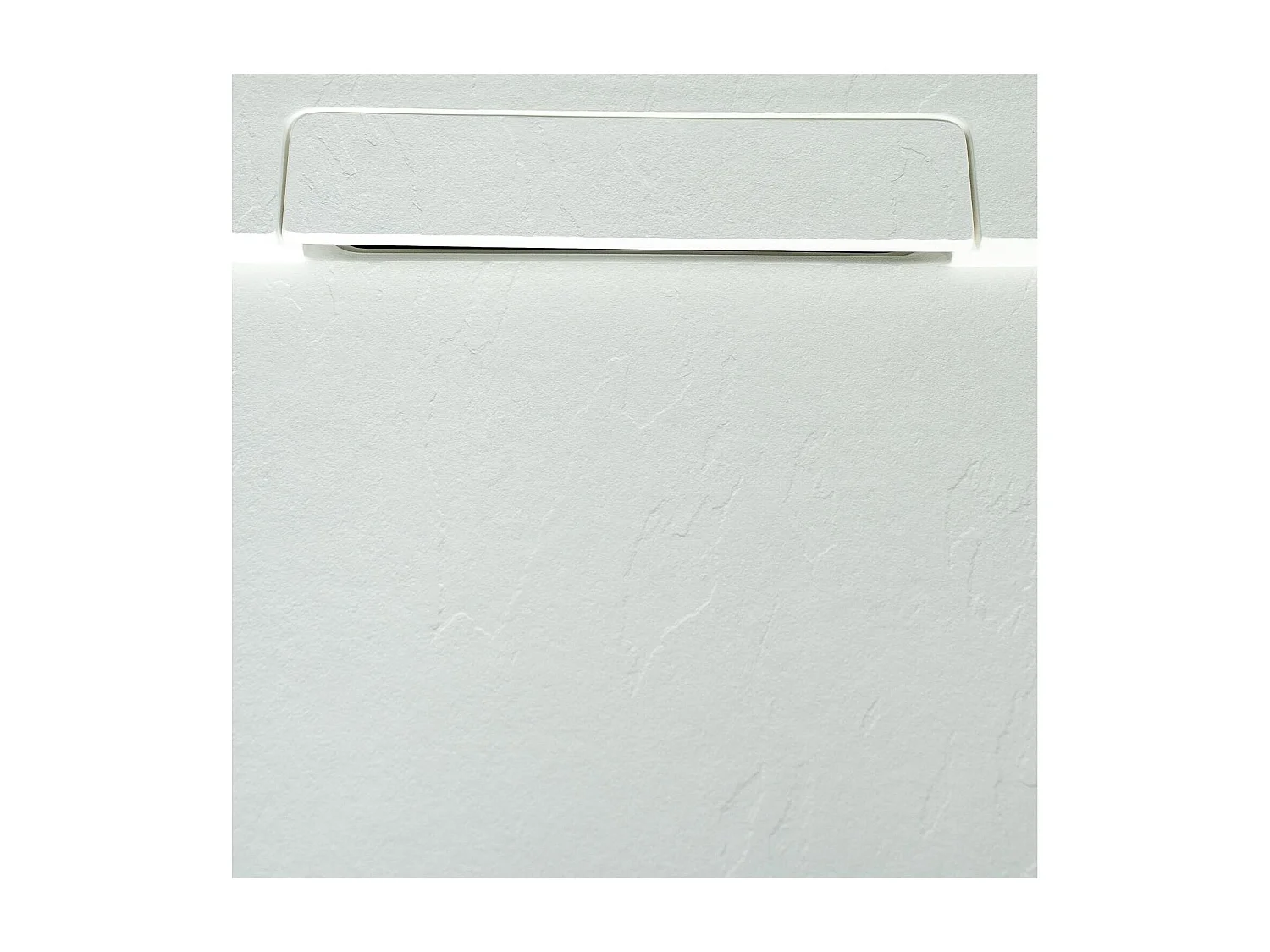 ONA extra vlakke witte douchebak met steenlook 120x90