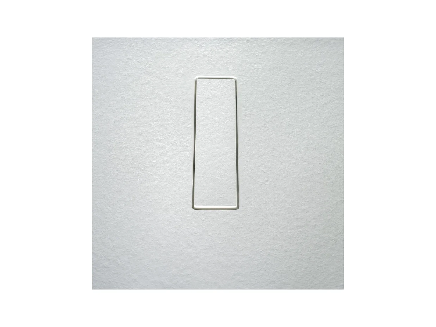 Piatto doccia SOMA bianco extrapiatto effetto pietra 100x80