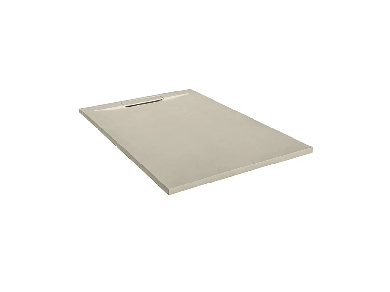 Base de chuveiro extra plana ONA com efeito ardósia 120x80