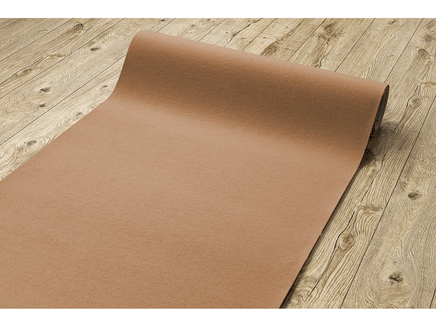 Tapis ANTIDÉRAPANT RUMBA 1995 couleur unique beige 130x200 cm