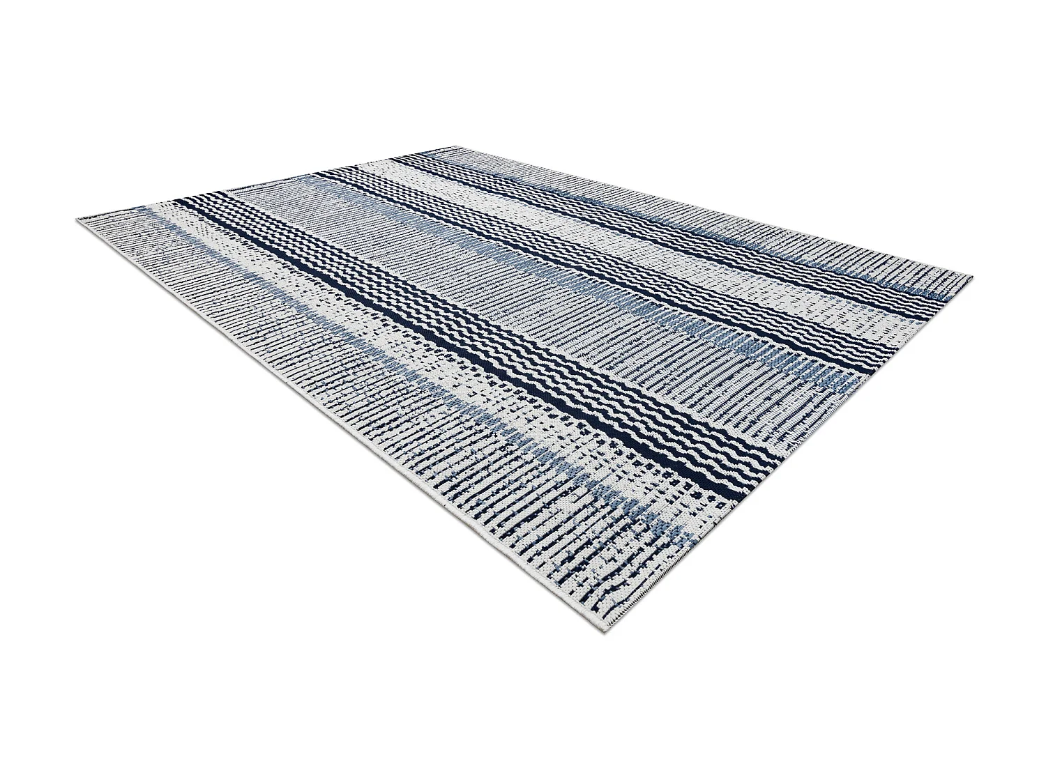 Sisal tapijt SISAL COLOR 47276/396 Strepen witkleuring 140x200 cm
