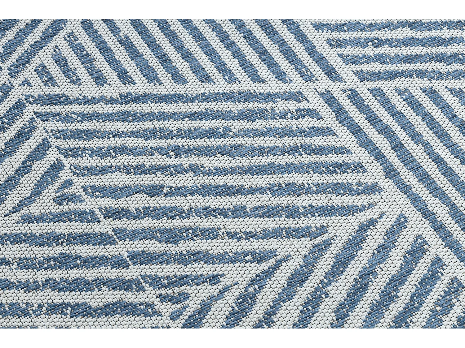 Sisal tapijt SISAL COLOR 47176360 Lijnen, driehoek, zigzag beige / bal 120x170 cm