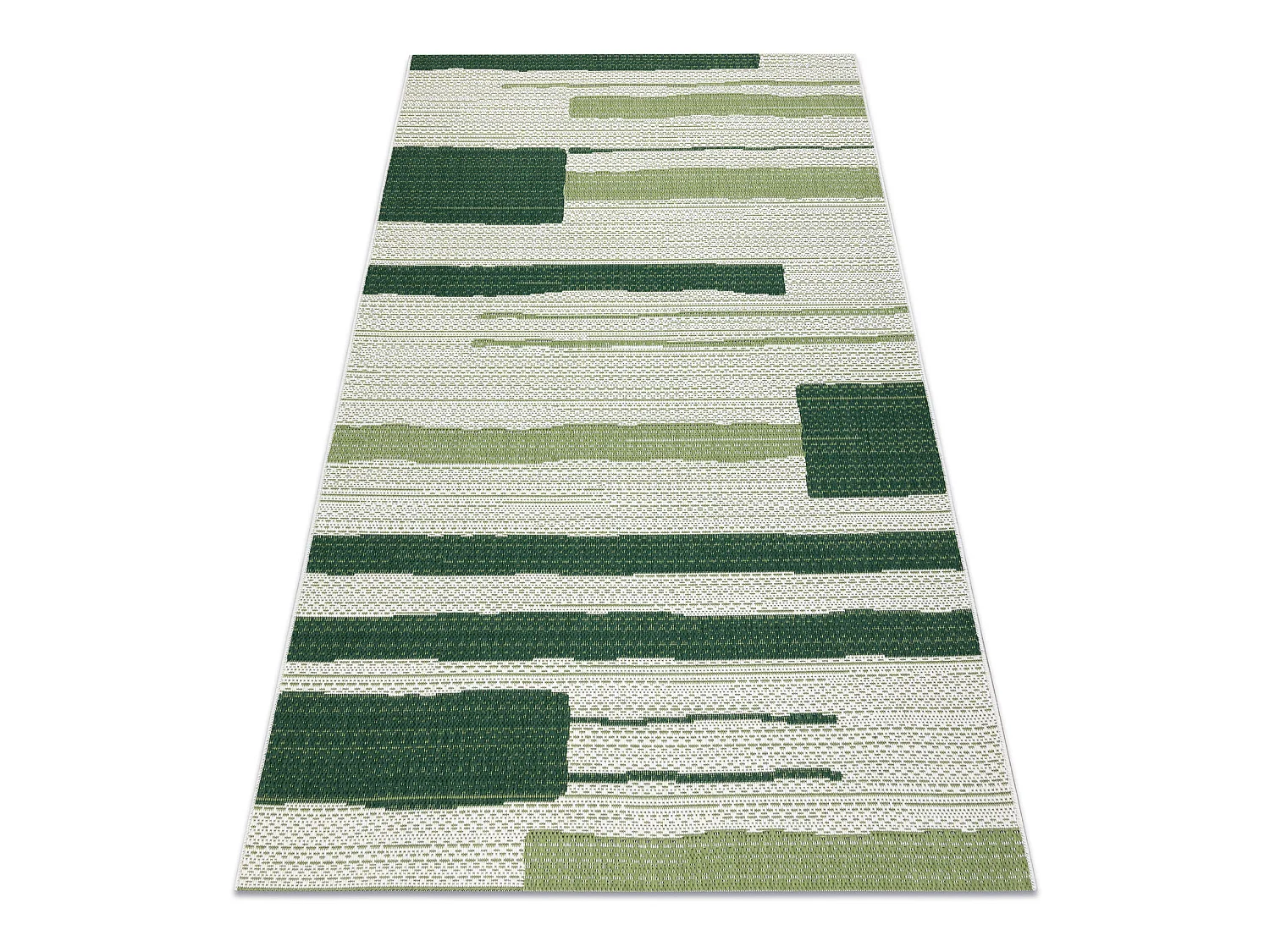 Tapis COLOR 19676362 SISAL lignes beige / vert 200x290 cm