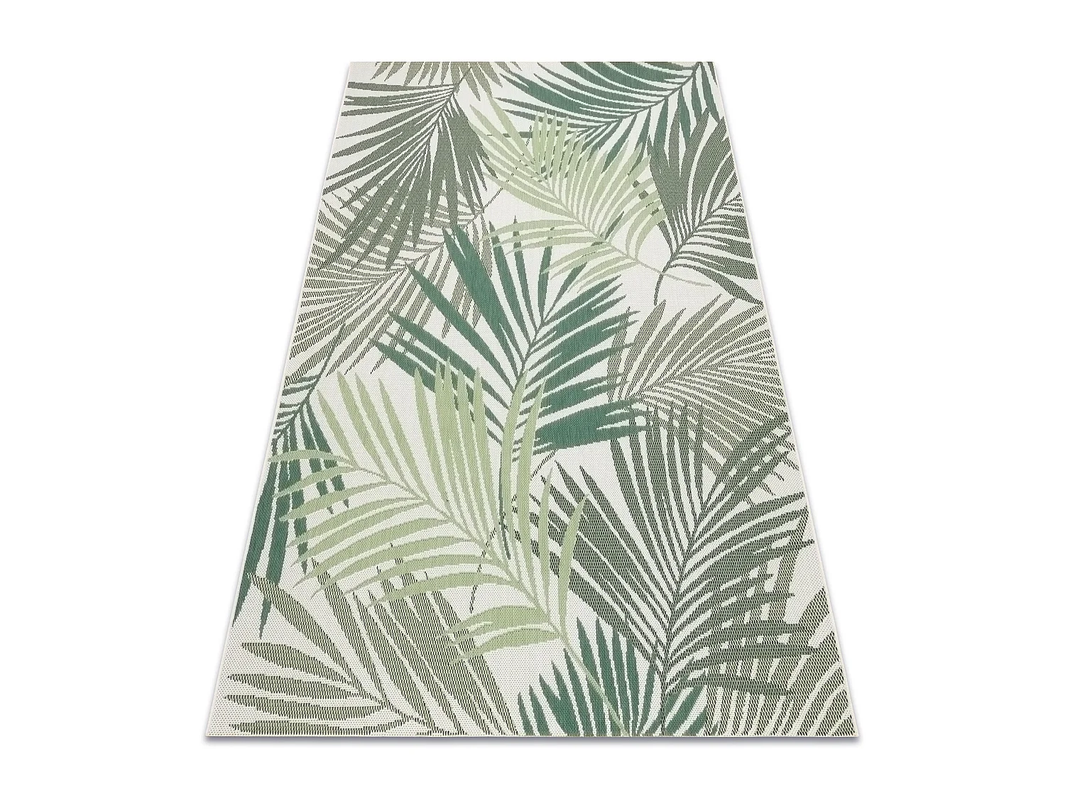 Sisal tapijt SISAL COLOR 19433/062 Blad JUNGLE groenekleuring 80x150 cm