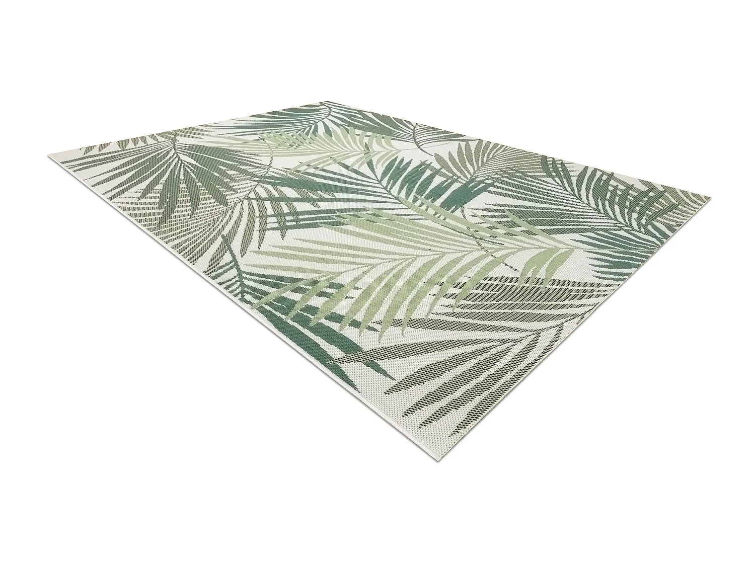 Sisal tapijt SISAL COLOR 19433/062 Blad JUNGLE groenekleuring 80x150 cm