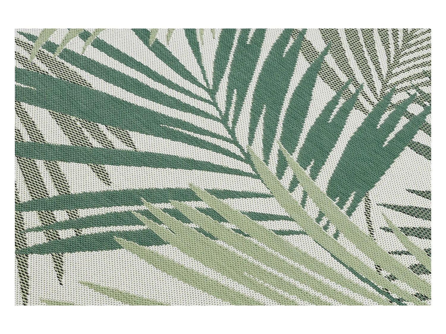 Sisal tapijt SISAL COLOR 19433/062 Blad JUNGLE groenekleuring 80x150 cm
