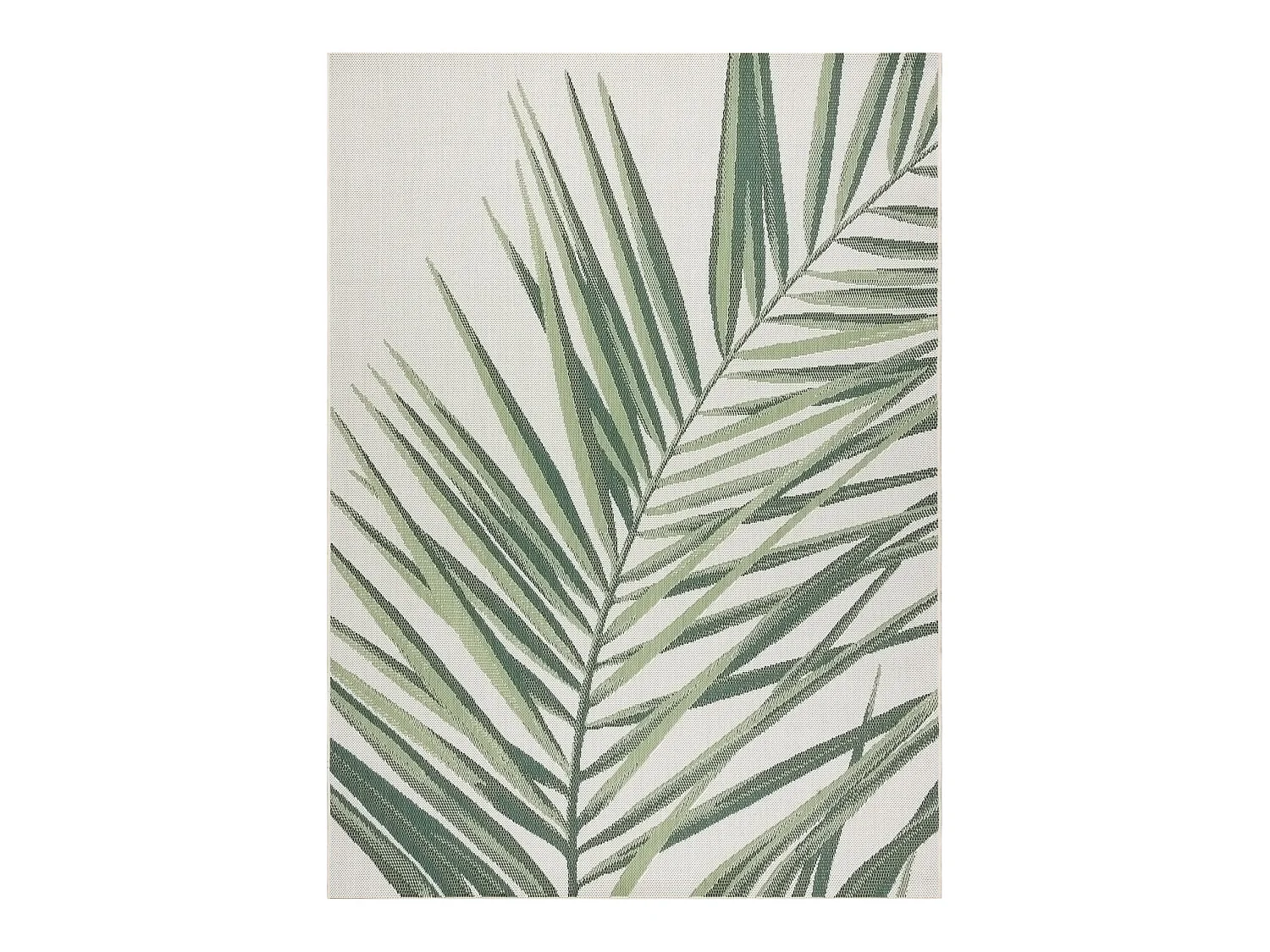 Sisal tapijt SISAL COLOR 19434/062 Blad JUNGLE groenkleuring 80x150 cm