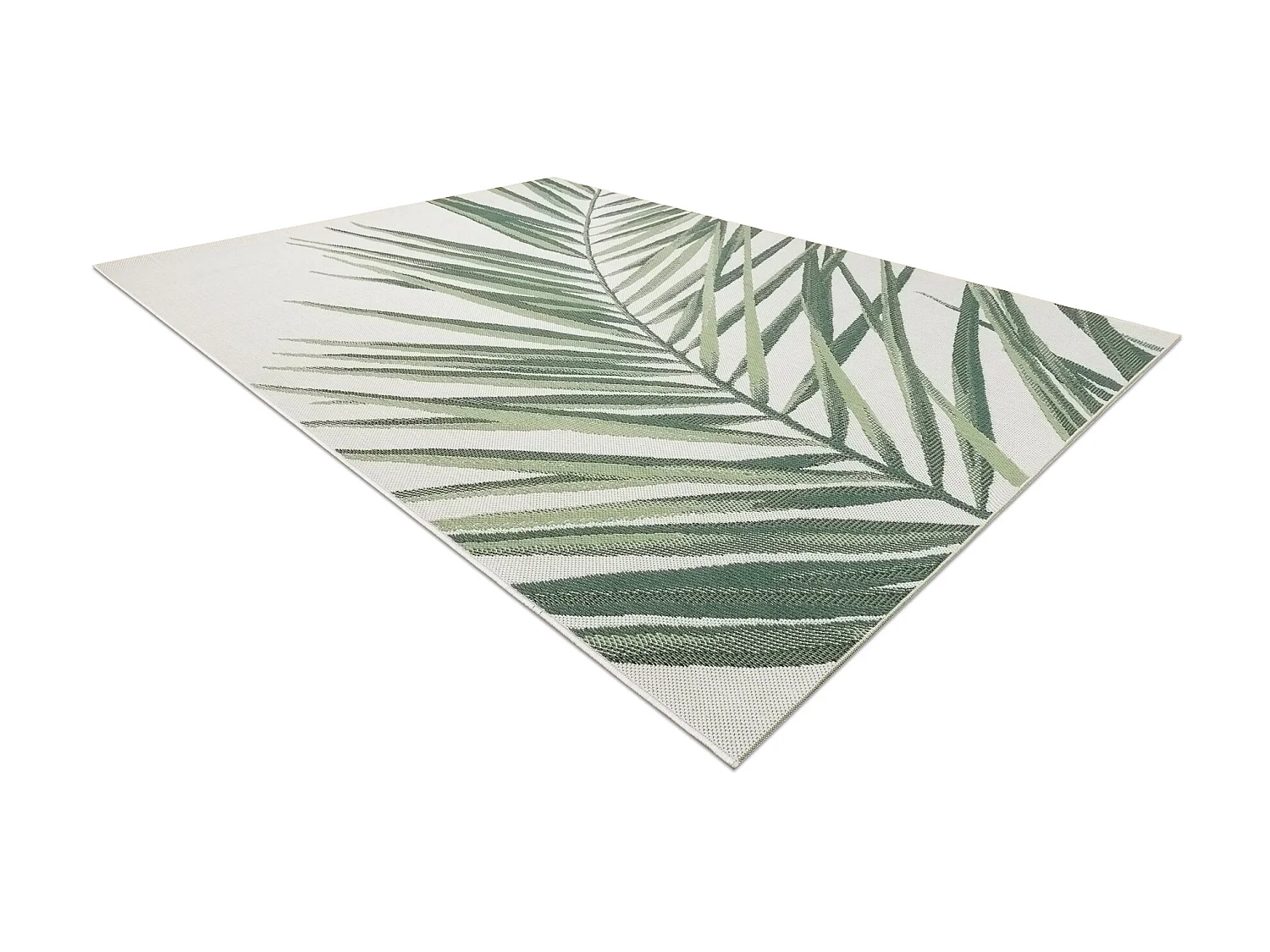 Sisal tapijt SISAL COLOR 19434/062 Blad JUNGLE groenkleuring 80x150 cm