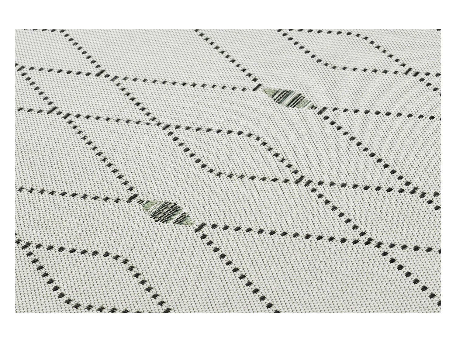 Tapis EN CORDE SIZAL COLOR 19443/062 Losanges Crème 120x170 cm