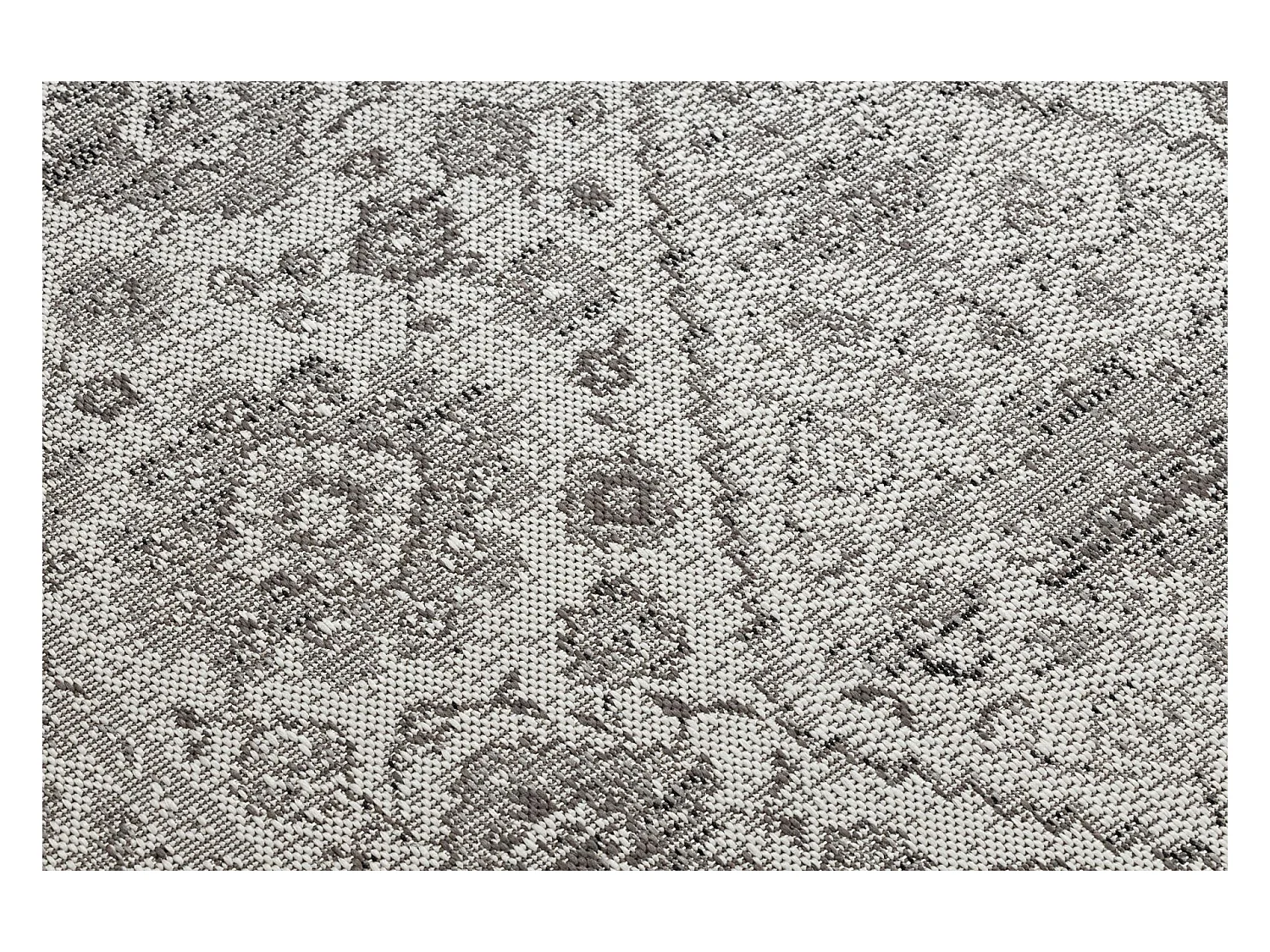 Tapis COLOR 19521260 SISAL ornement, cadre beige 80x150 cm
