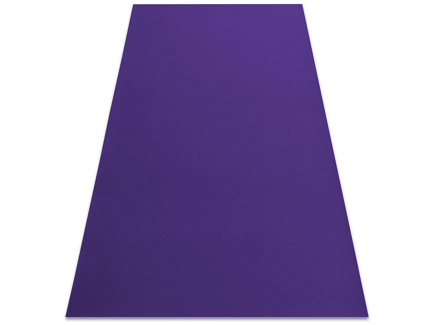 Tapijt met rubber bekleed RUMBA 1385 éénkleurig purper 60x200 cm