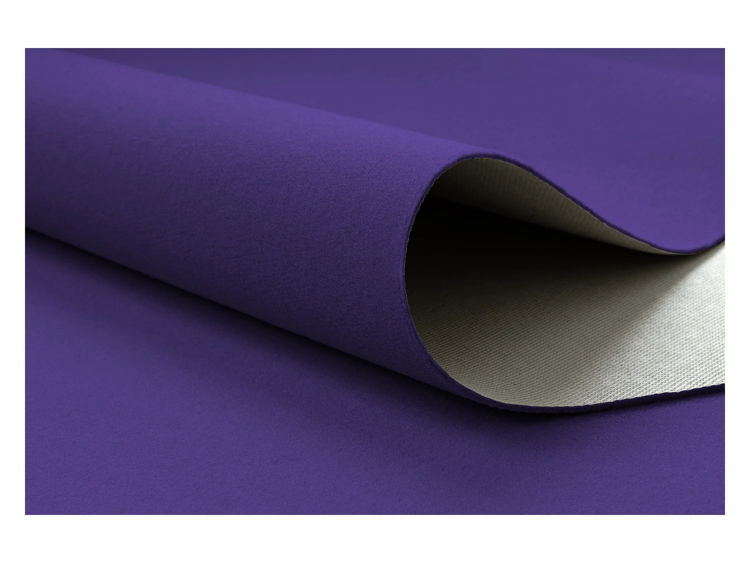 Tapijt met rubber bekleed RUMBA 1385 éénkleurig purper 60x200 cm