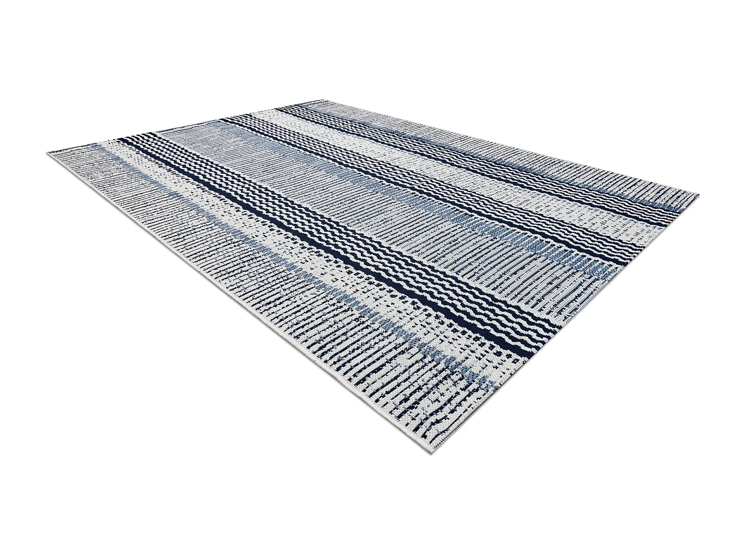 Sisal tapijt SISAL COLOR 47276/396 Strepen witkleuring 60x110 cm