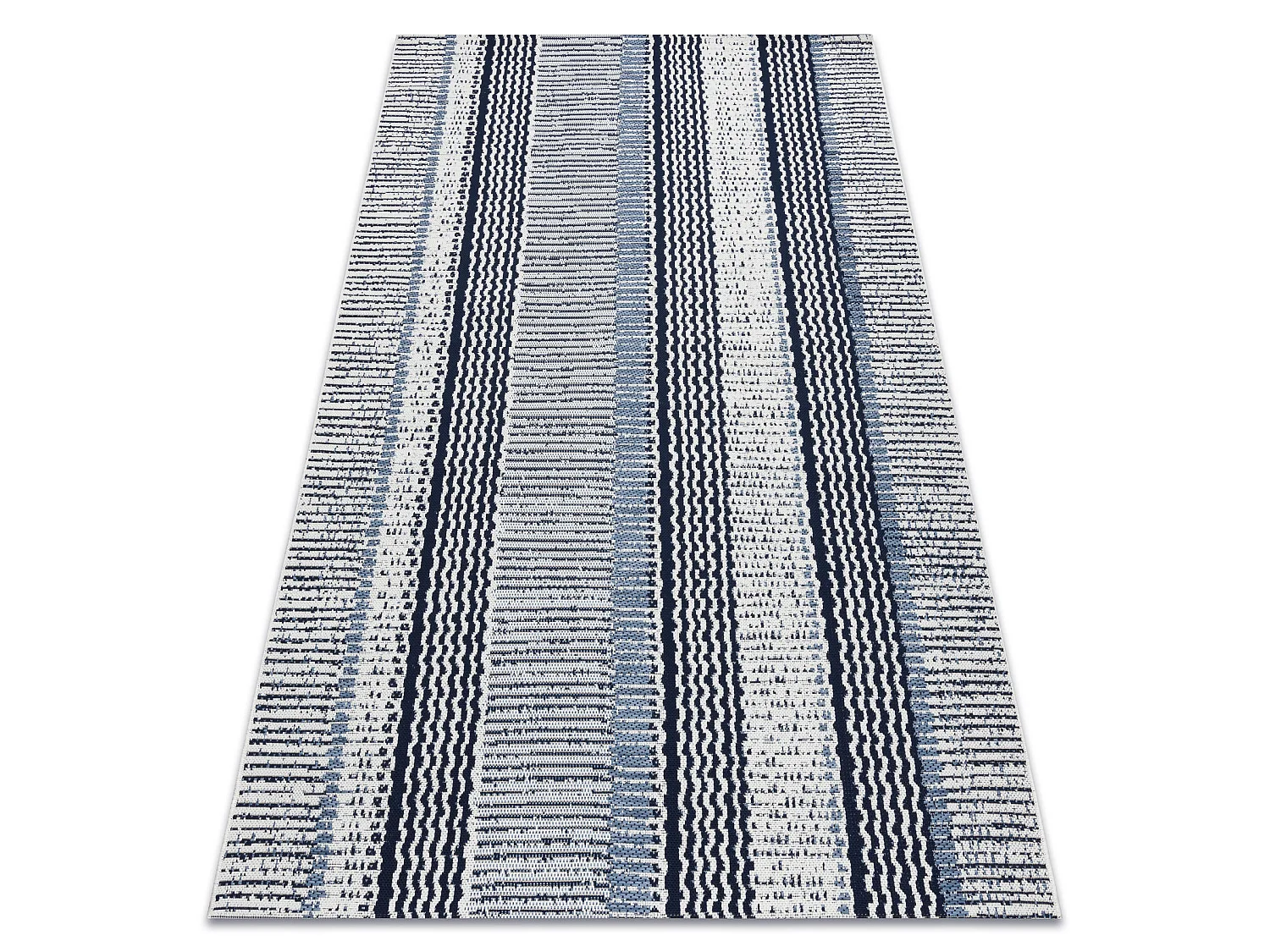 Sisal tapijt SISAL COLOR 47276/396 Strepen witkleuring 60x110 cm