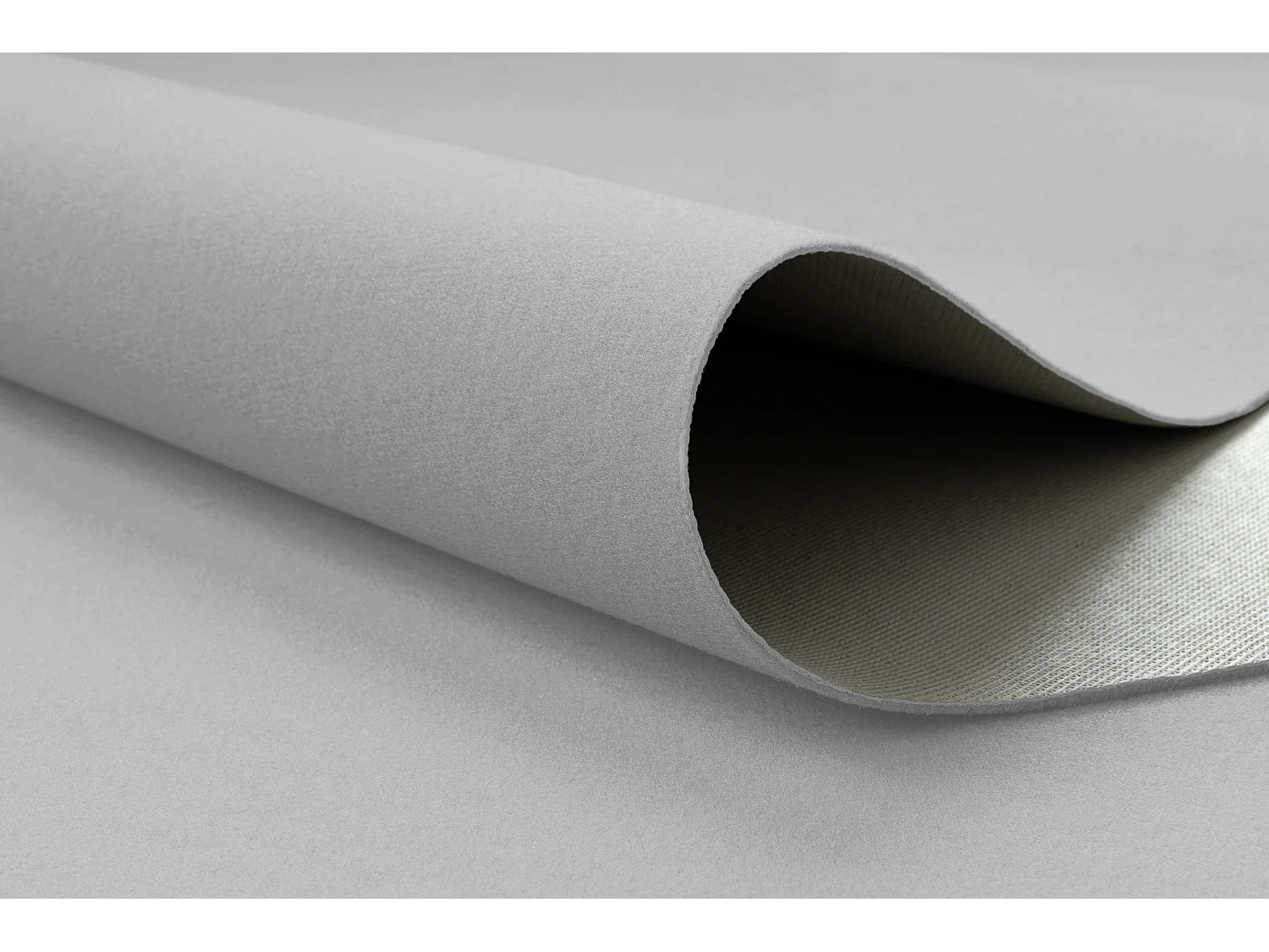 Tapijt met rubber bekleed RUMBA 1719 éénkleurig grijskleuring 120x200 cm