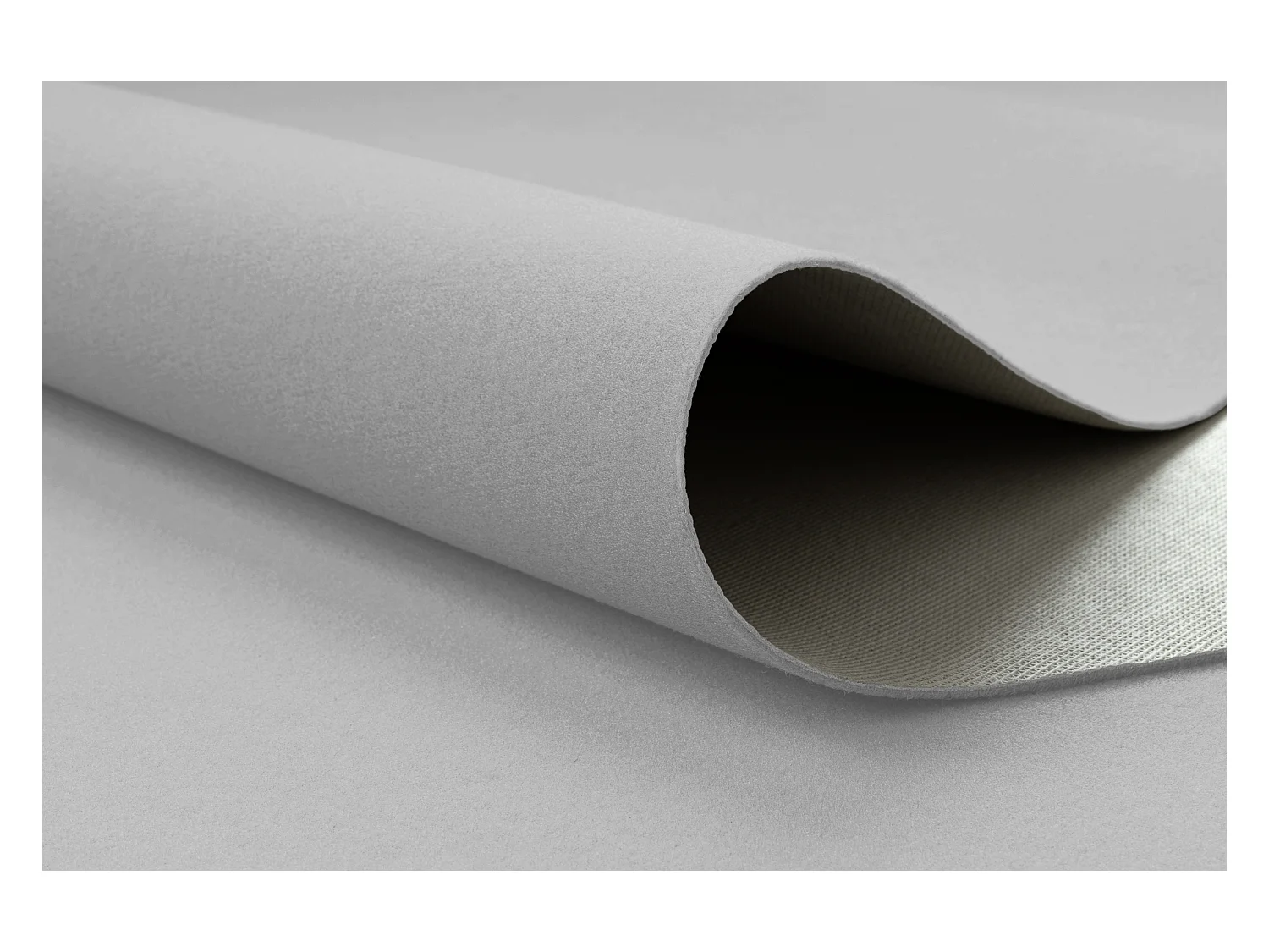 Tapijt met rubber bekleed RUMBA 1719 éénkleurig grijskleuring 70x200 cm