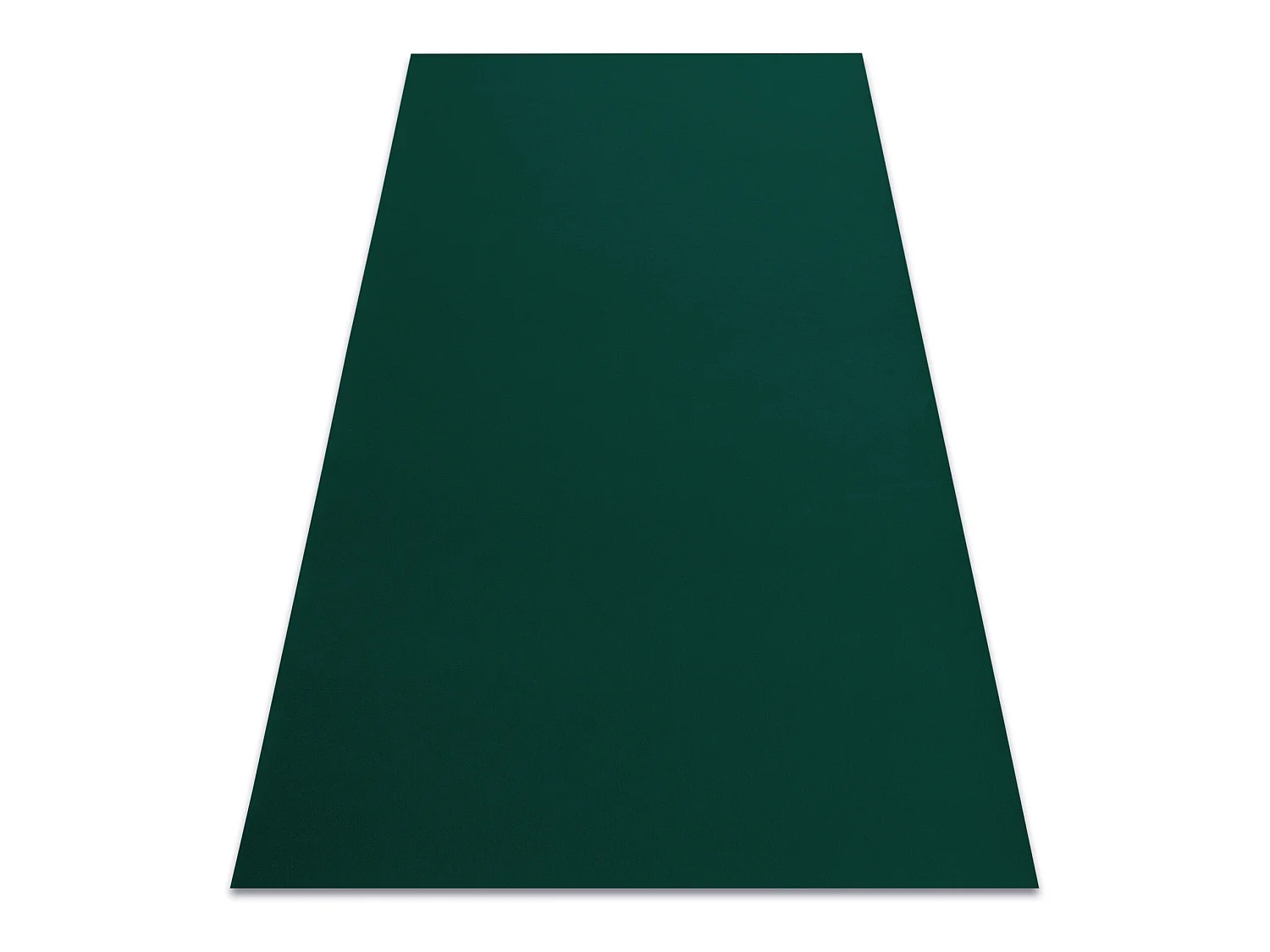 Tapis ANTIDÉRAPANT RUMBA 1970 couleur unique bouteille verte 60x200 cm