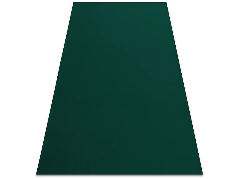 Tapis ANTIDÉRAPANT RUMBA 1970 couleur unique bouteille verte 60x200 cm