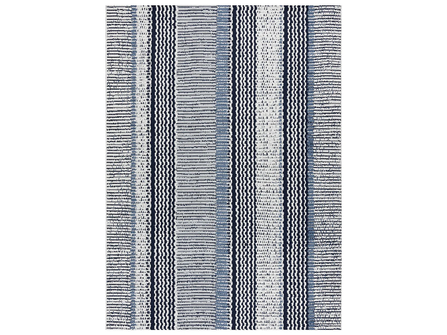 Tappeto DI SPAGO SIZAL COLOR 47276/396 Striscie Bianco 160x230 cm