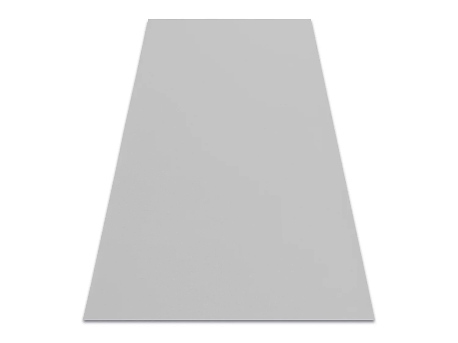Tapis ANTIDÉRAPANT RUMBA 1719 couleur unique gris clair 80x200 cm