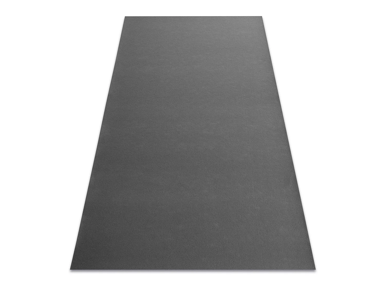 Tapijt met rubber bekleed RUMBA 1897 éénkleurig grijskleuring 60x200 cm