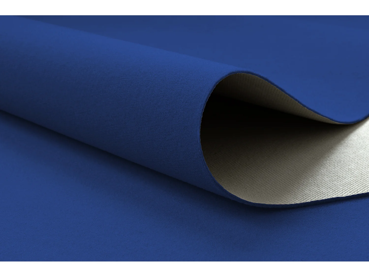 Tapijt met rubber bekleed RUMBA 1349 éénkleurig kobalt 150x200 cm