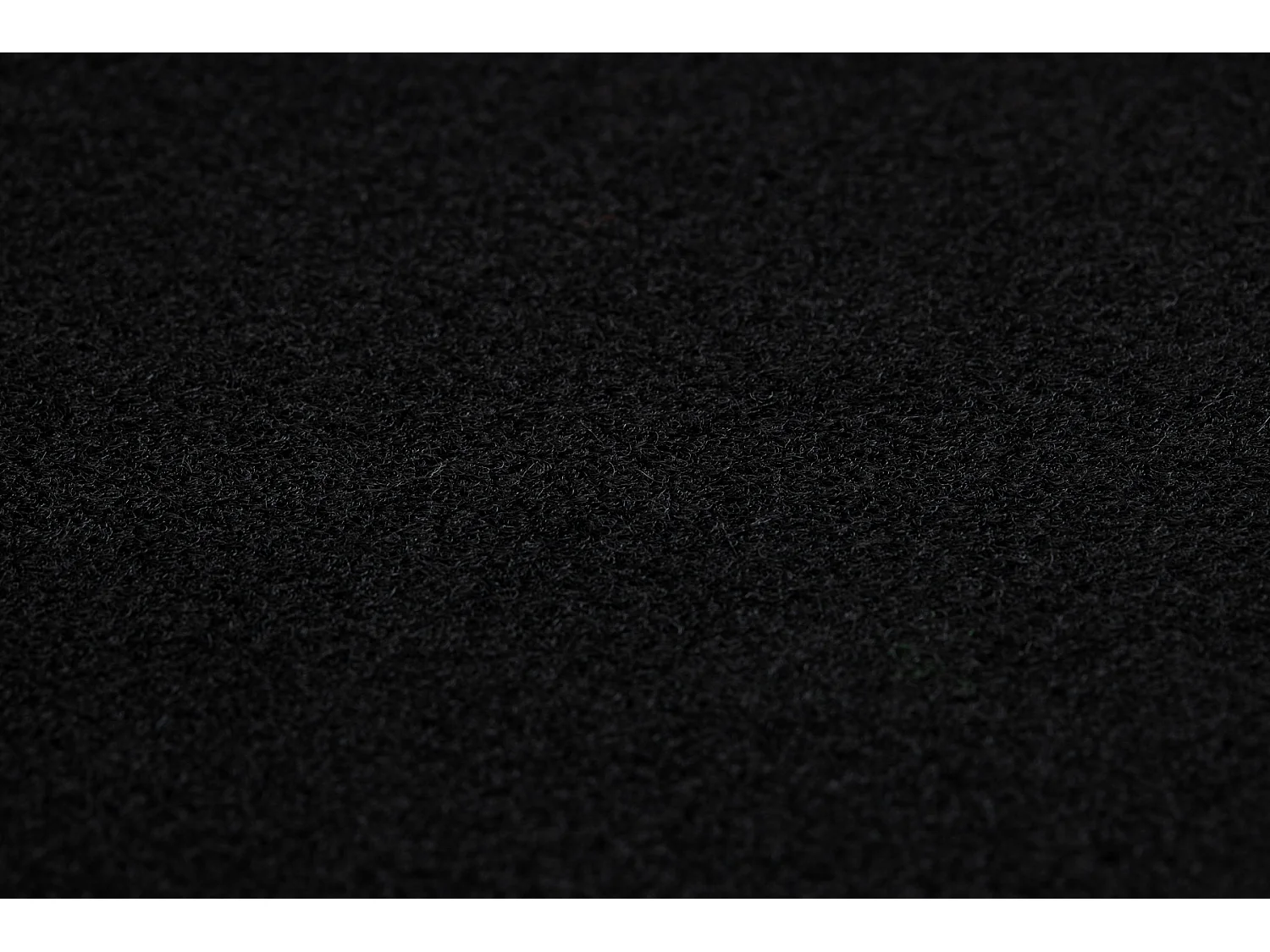 Tapijt met rubber bekleed RUMBA éénkleurig zwart 200x200 cm