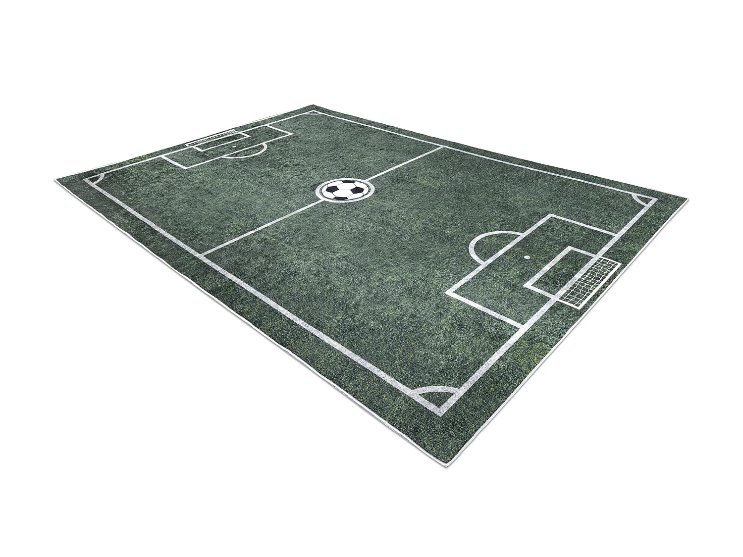 BAMBINO 2138 Waschteppich Spielfeld, Fußball für Kinder Anti-Rutsch  120x170 cm